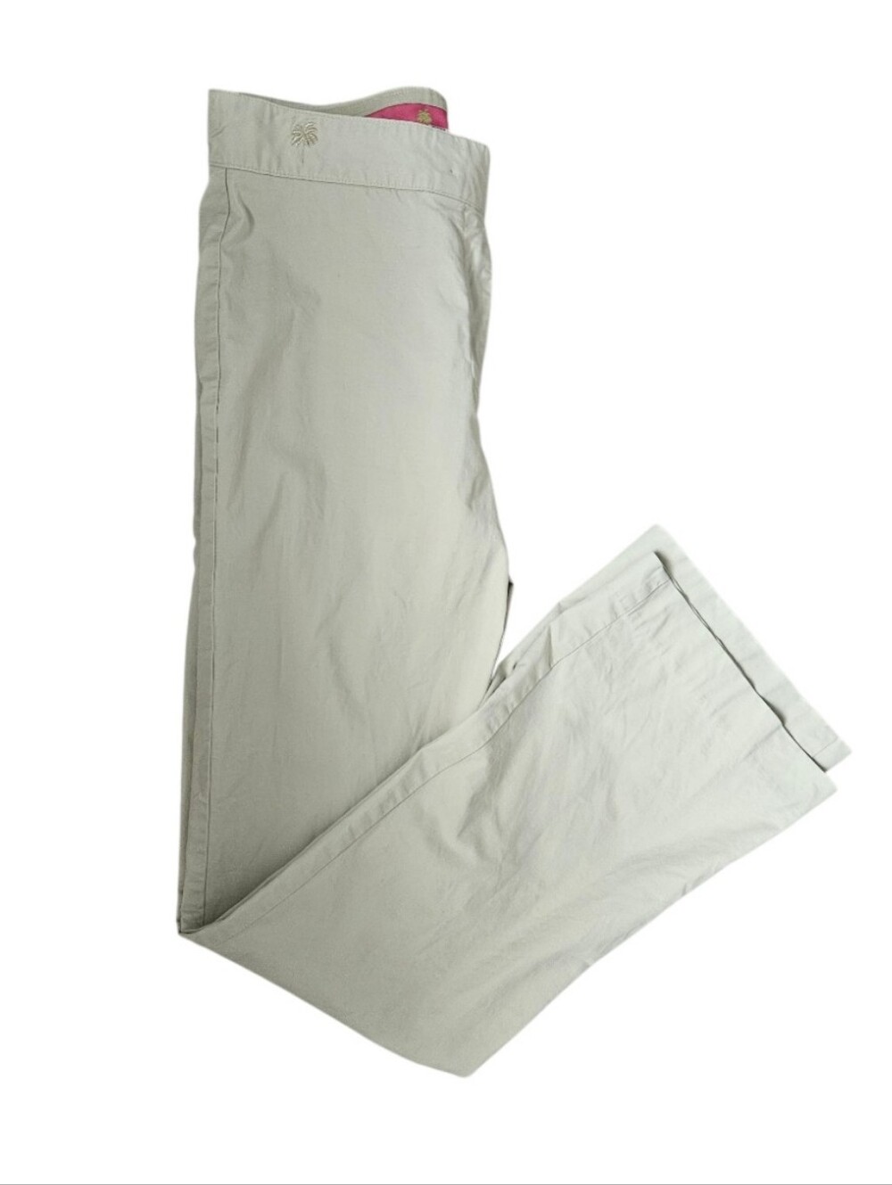 LILLY PULITZER Tan Chino Bootcut Stretch Pants | SZ 0